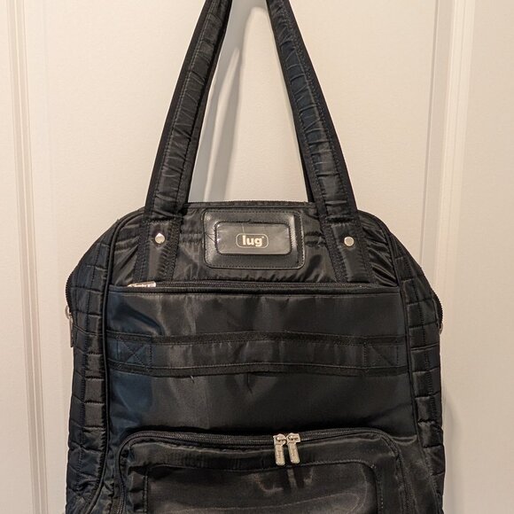 Classic Black Lug Puddle Jumper Tote Bag - Picture 7 of 12